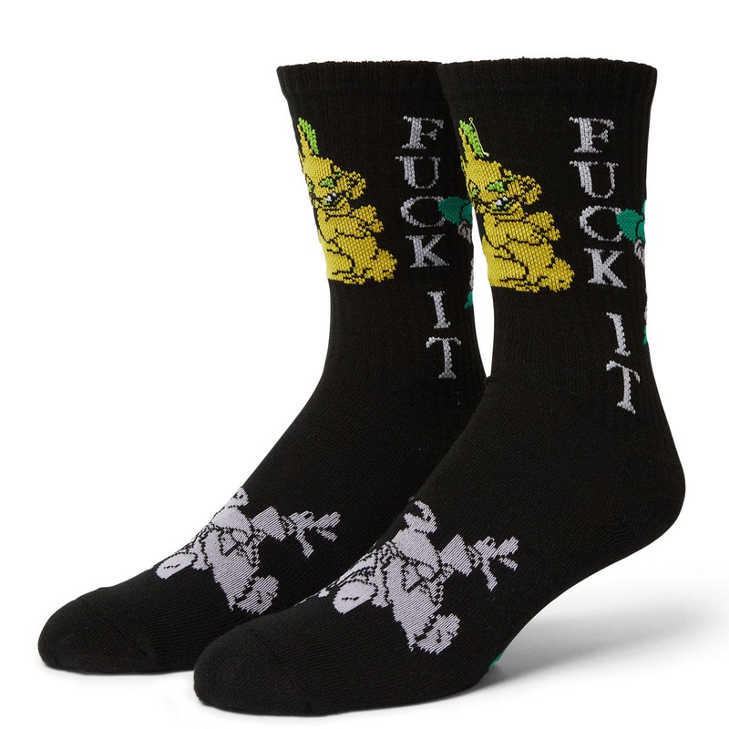 HUF Trip Crew Socks – Black