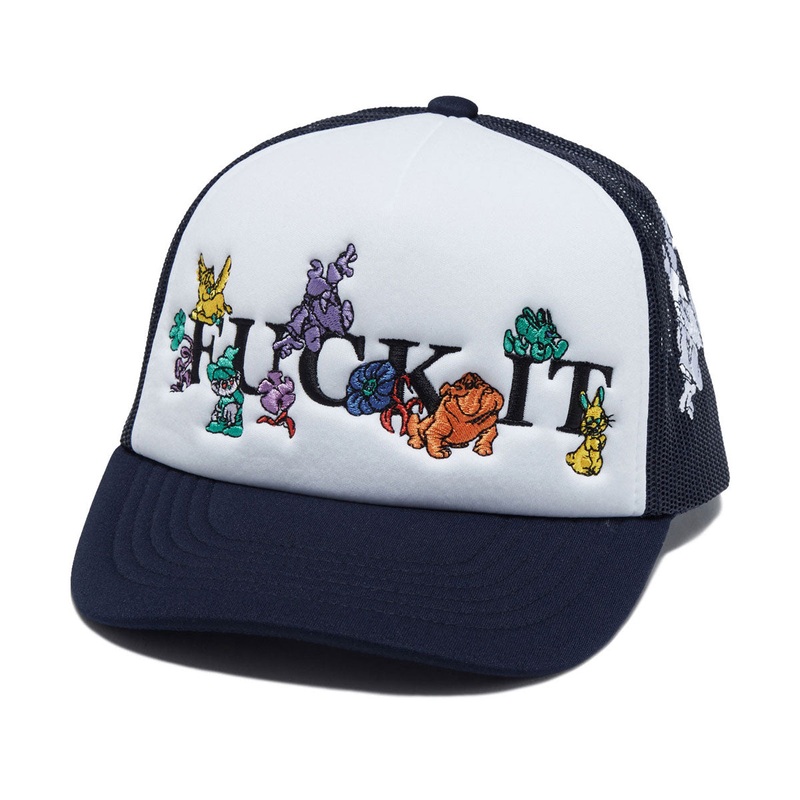 HUF Trip Trucker Hat – Defender Blue