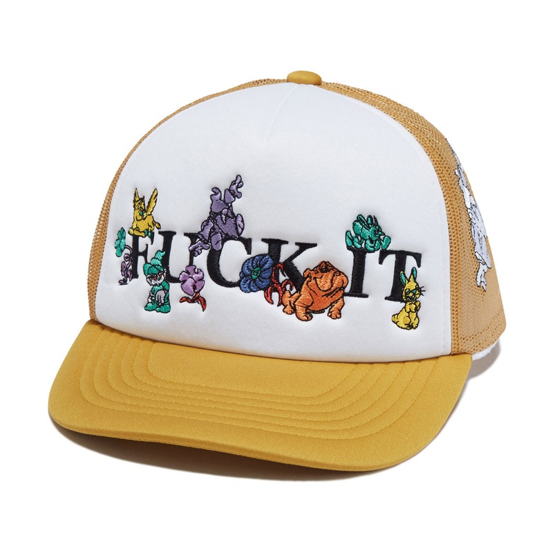 HUF Trip Trucker Hat – Tarragon