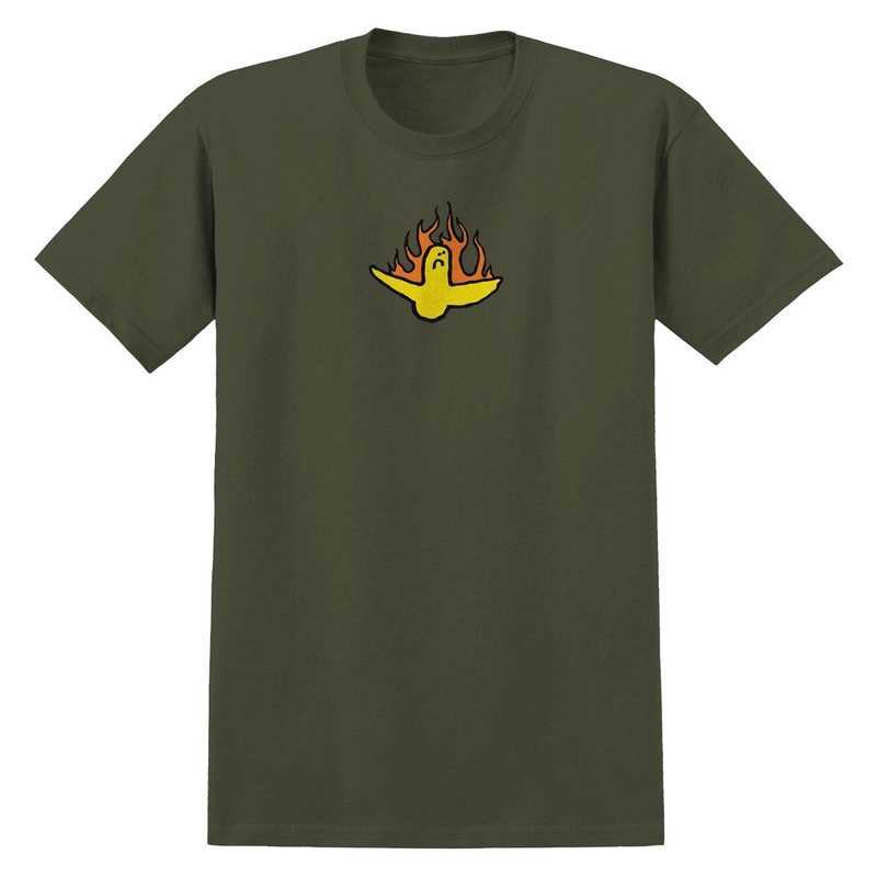 Krooked Fire Bird T-Shirt – Military Green
