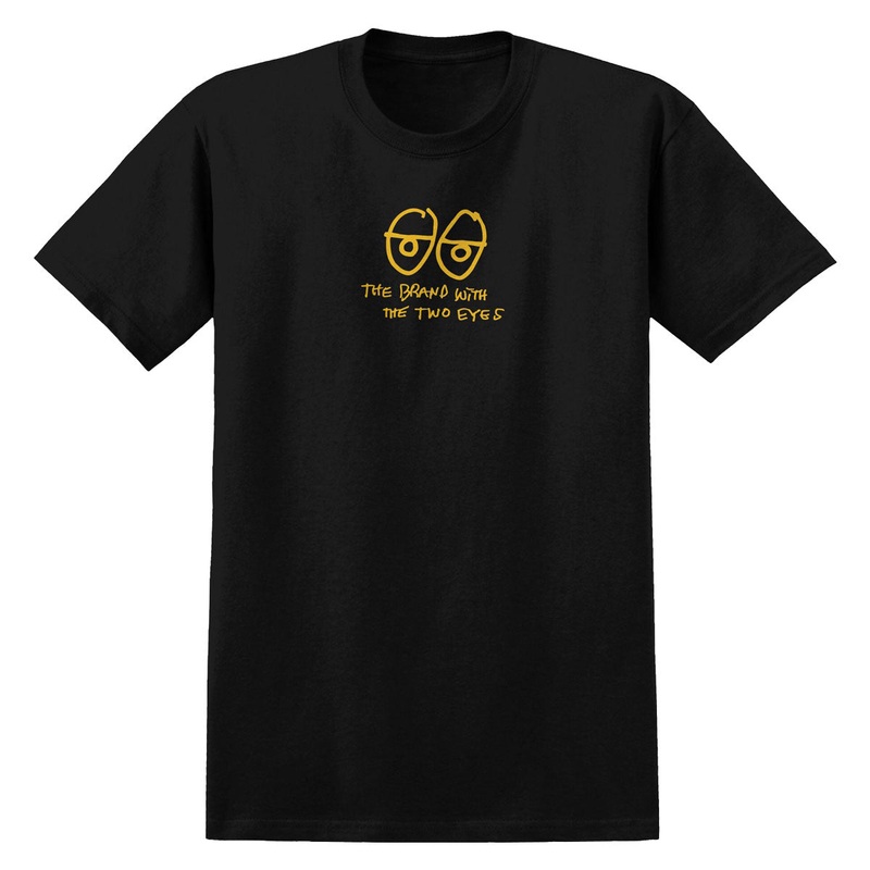 Krooked Two Eyes T-Shirt – Black/Yellow