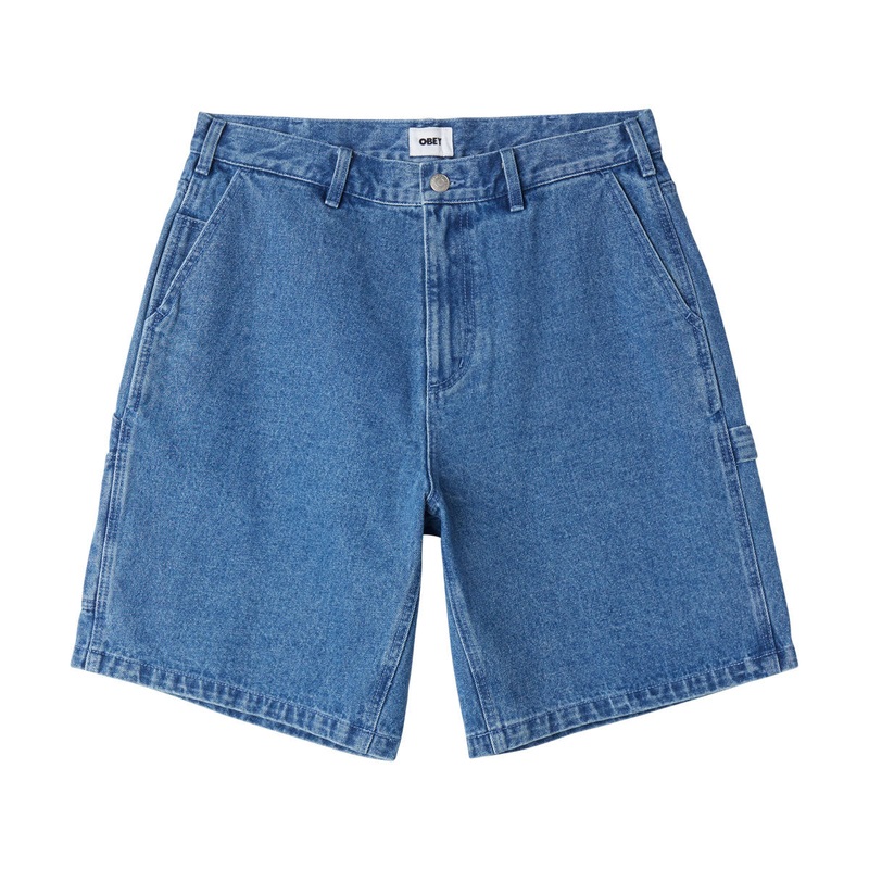 Obey Big Wig Denim Carpenter Shorts – Light Indigo