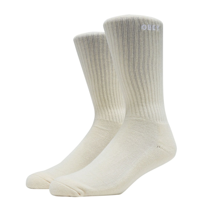 Obey Bold Socks – Unbleached