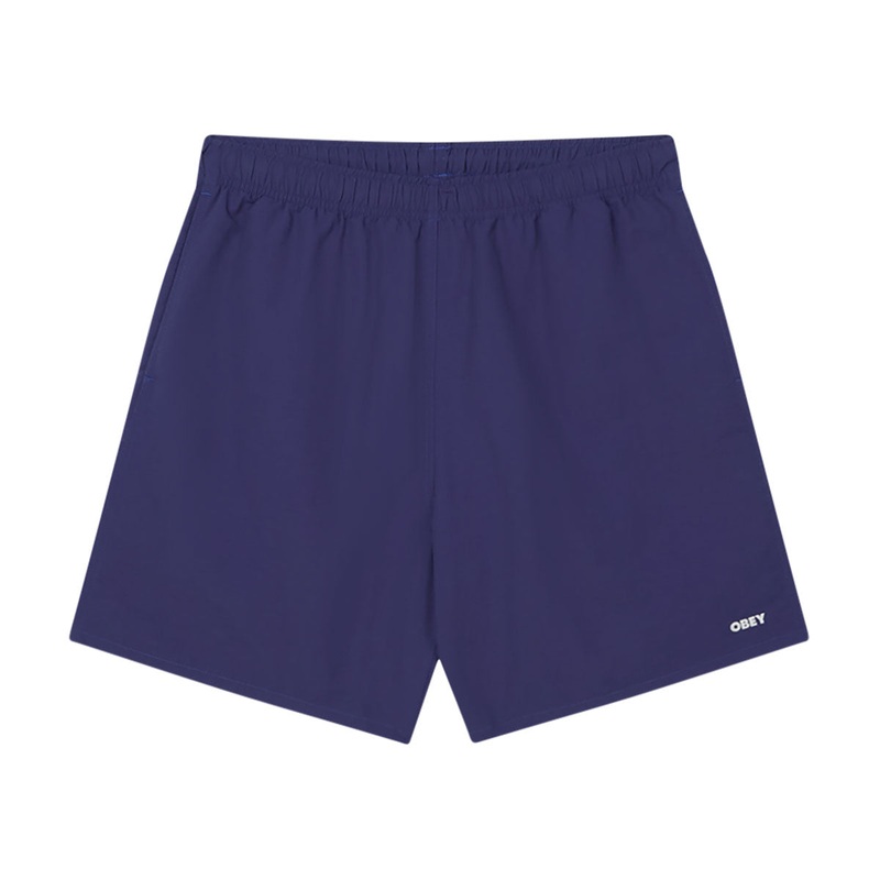 Obey Easy Bold Nylon Shorts – Skipper Blue
