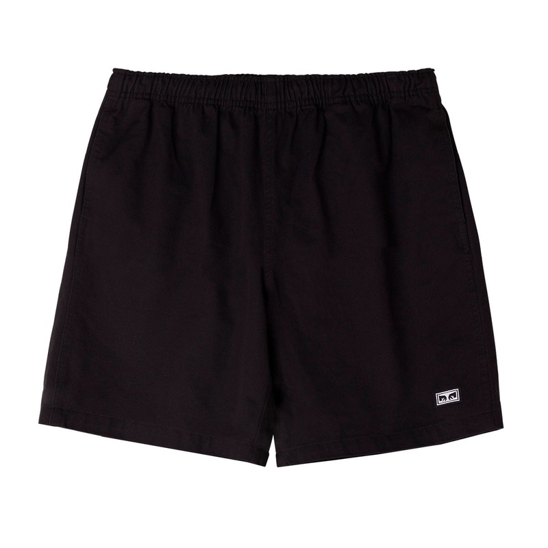 Obey Easy Relaxed Twill Shorts – Black 2025