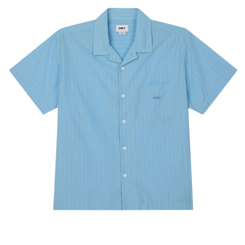 Obey Rizzo Woven Shirt – Cerulean Multi