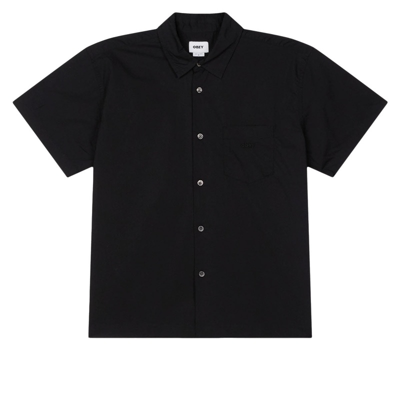 Obey Wire Woven Shirt – Black