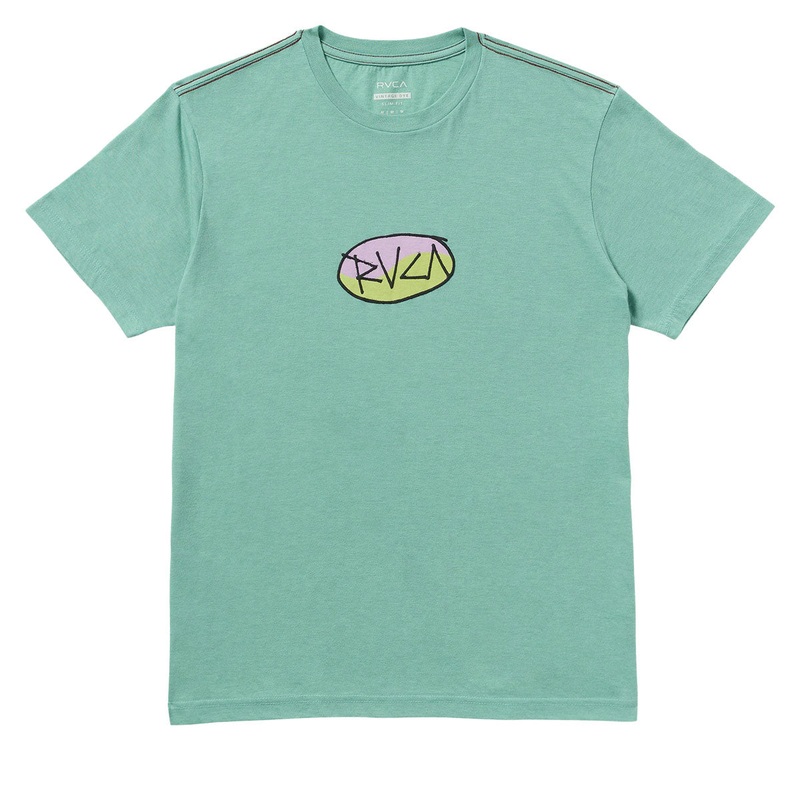 RVCA Balance Skratch T-Shirt – Bottle Green