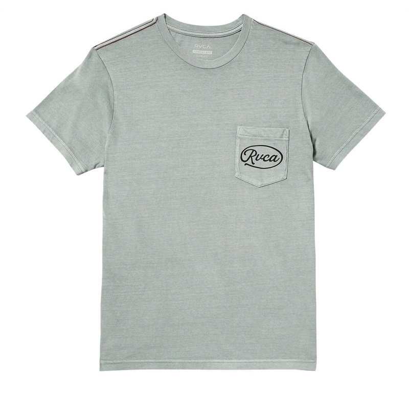 RVCA Contact Scripts Pocket T-Shirt – Monument