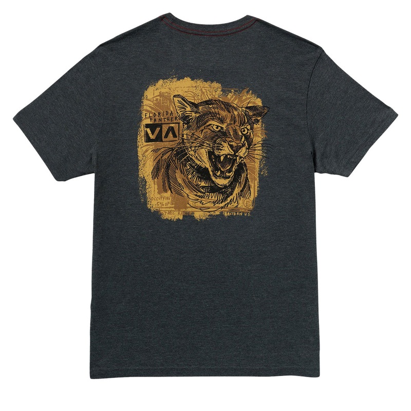 RVCA Horton Panther T-Shirt – Black