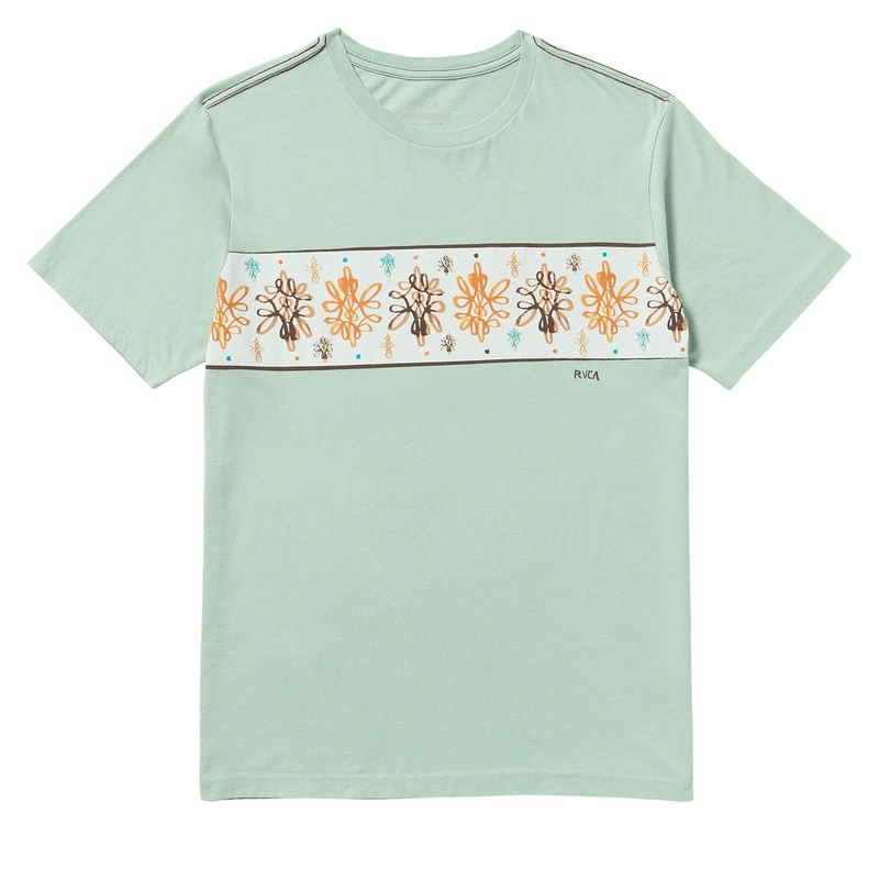 RVCA Jacob Stripe T-Shirt – Blue Haze