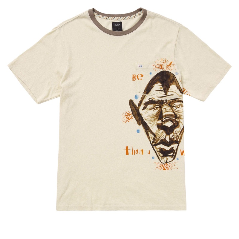 RVCA Jacobs Archive Pocket T-Shirt – Cream