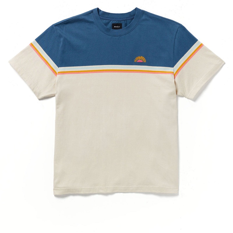 RVCA Pismo Stripe T-Shirt – Vintage Navy