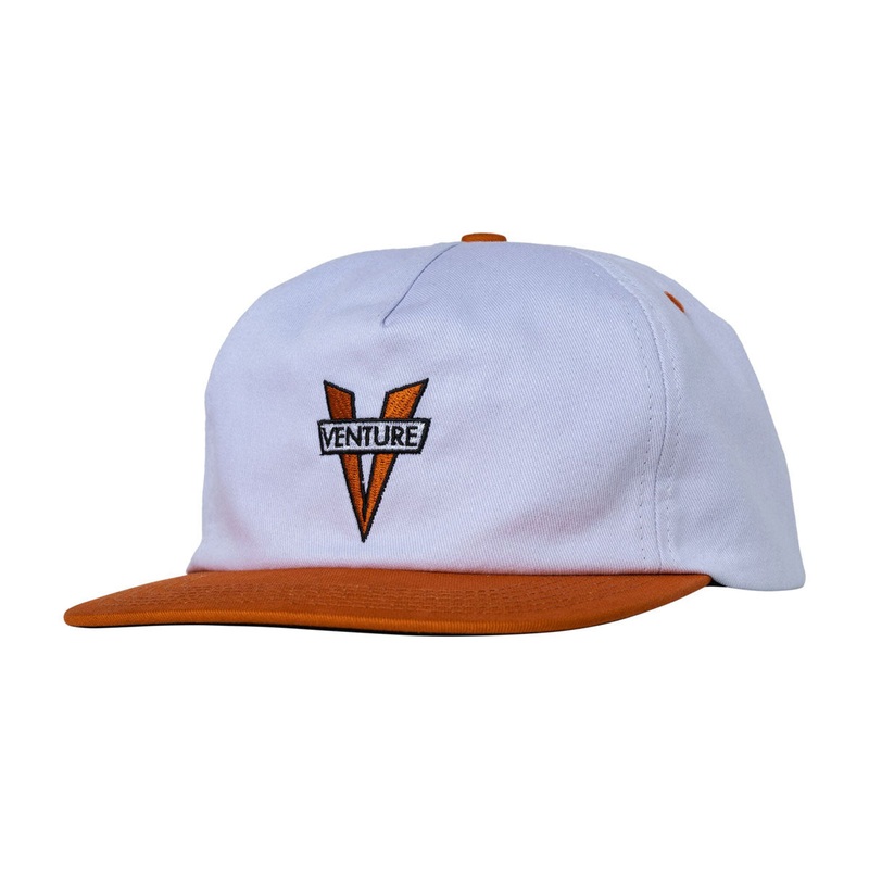 Venture Heritage Hat – White/Burnt Orange