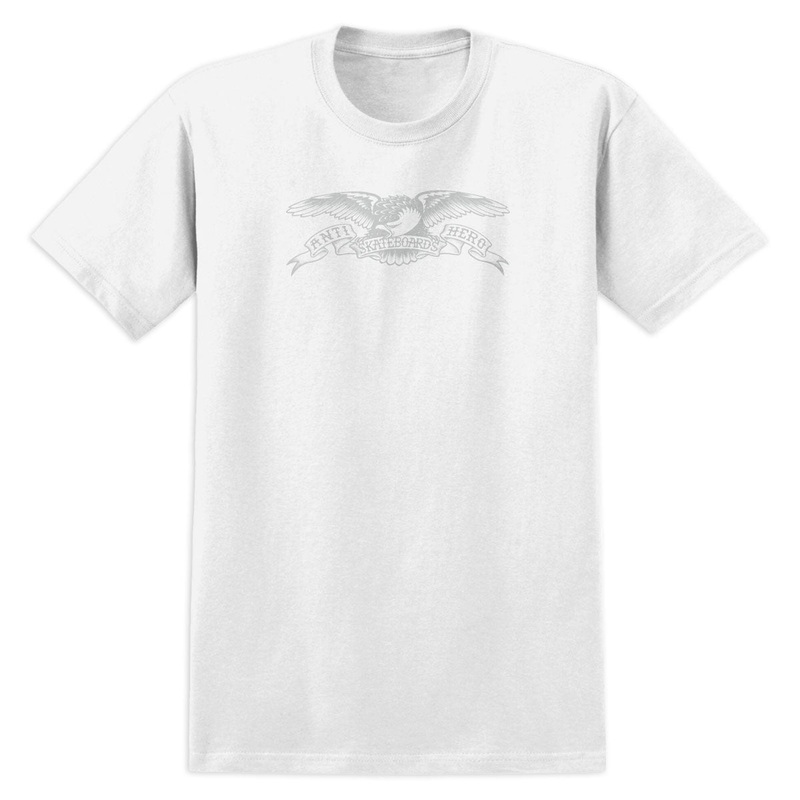 Anti-Hero Basic Eagle T-Shirt – White/Grey