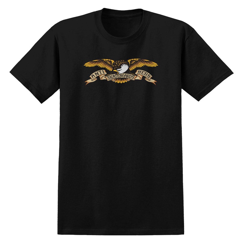 Anti-Hero Eagle T-Shirt – Black/Multi Color