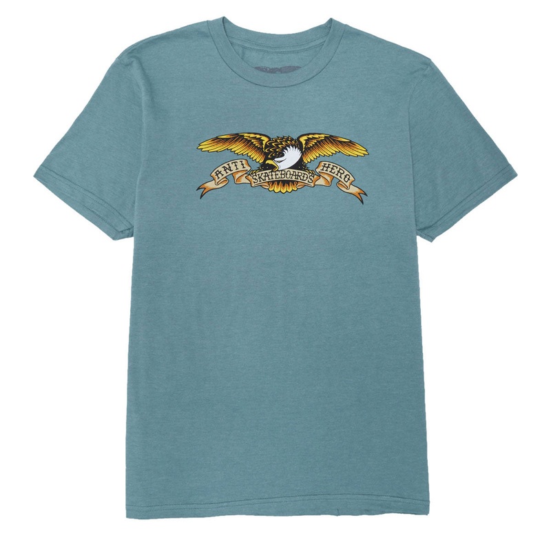 Anti-Hero Eagle T-Shirt – Heather Arctic/Black Multi Color