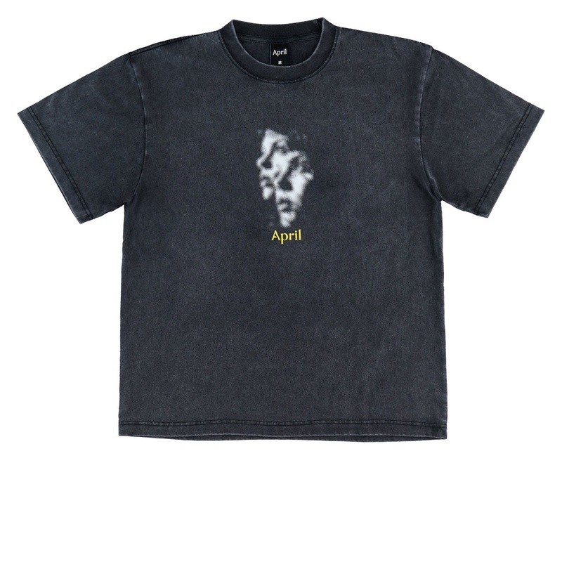 April Two Face T-Shirt – Vintage Black