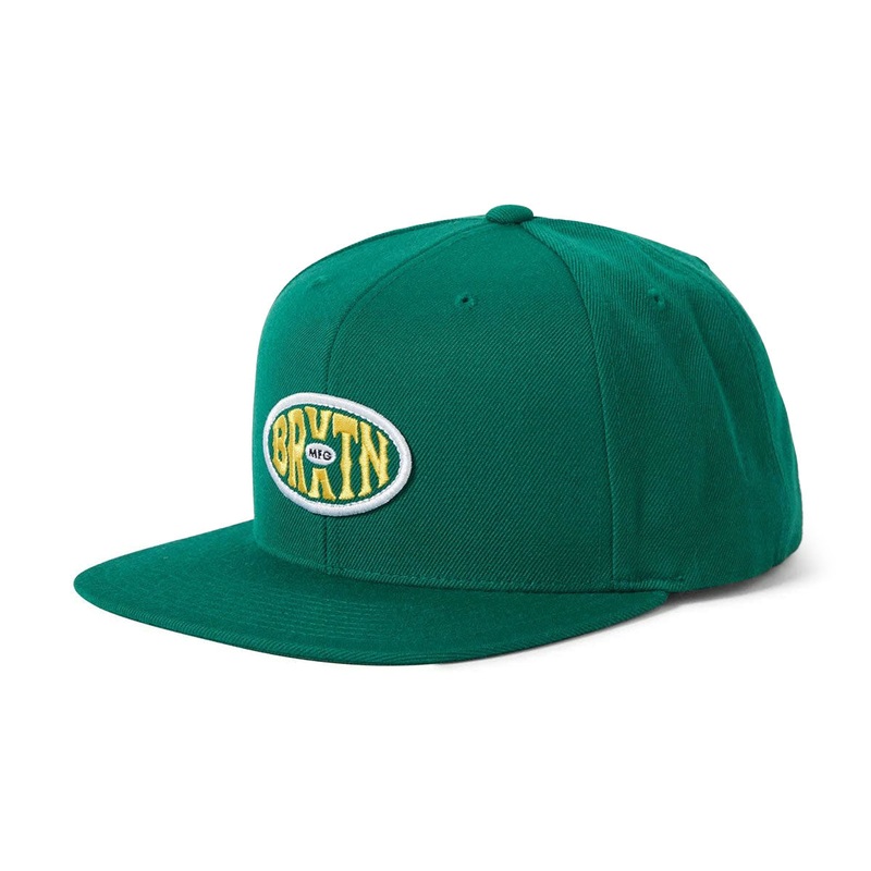 Brixton Largo Mp Snapback Hat – Deep Emerald