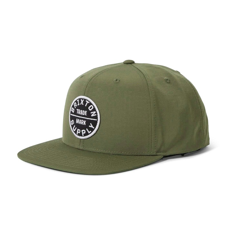 Brixton Oath III Snapback Hat – Ivy Green Ripstop