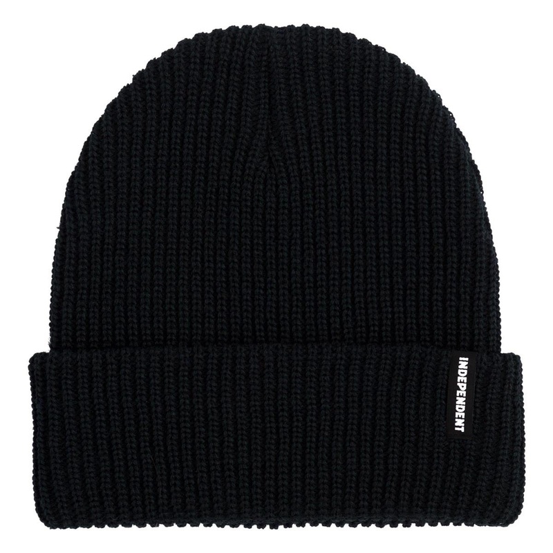 Independent Baseline Long Shoreman Beanie – Black