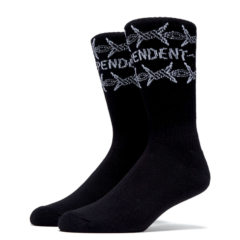Independent Bratrud Notebook Crew Socks – Black