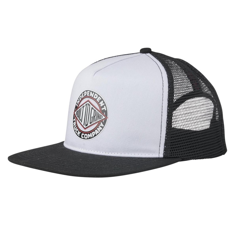 Independent BTG Summit Mesh Trucker Hat – White/Black