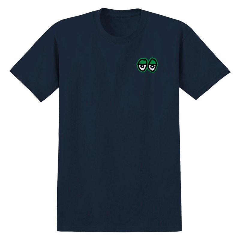 Krooked Strait Eyes T-Shirt – True Navy/Green/Black