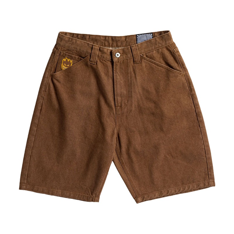 Spitfire Bighead Denim Shorts – Brown