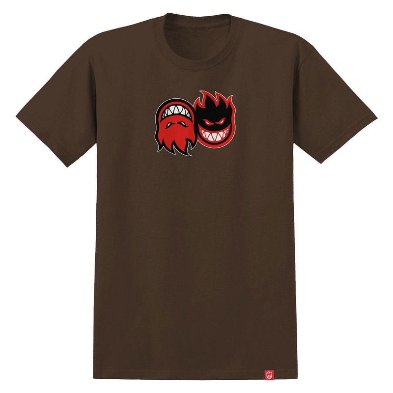 Spitfire Eternal Fill T-Shirt – Brown/Red/White