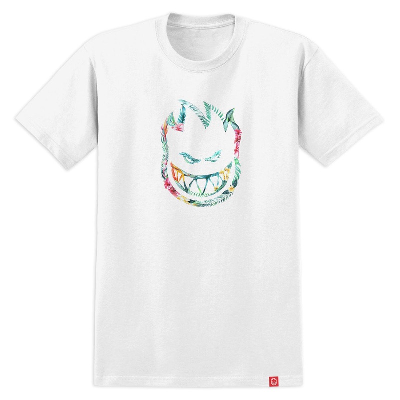 Spitfire Floral Bighead T-Shirt – White/Multi Color