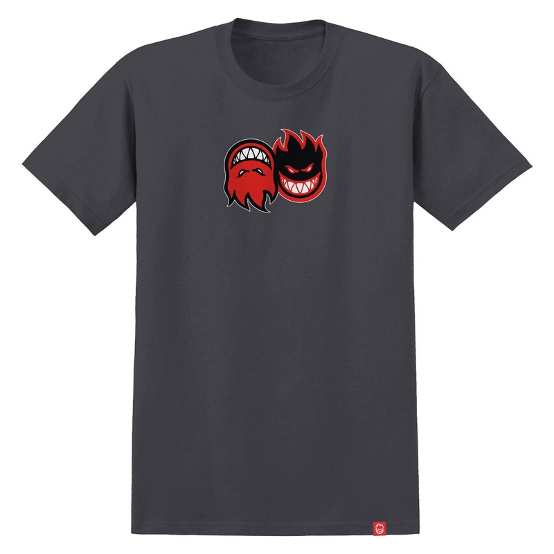 Spitfire Youth Eternal Fill T-Shirt – Charcoal/Red/White