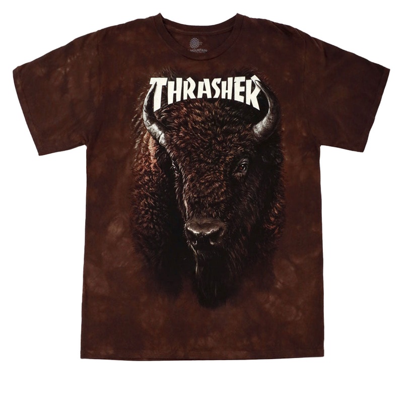 Thrasher Bison T-Shirt – Brown