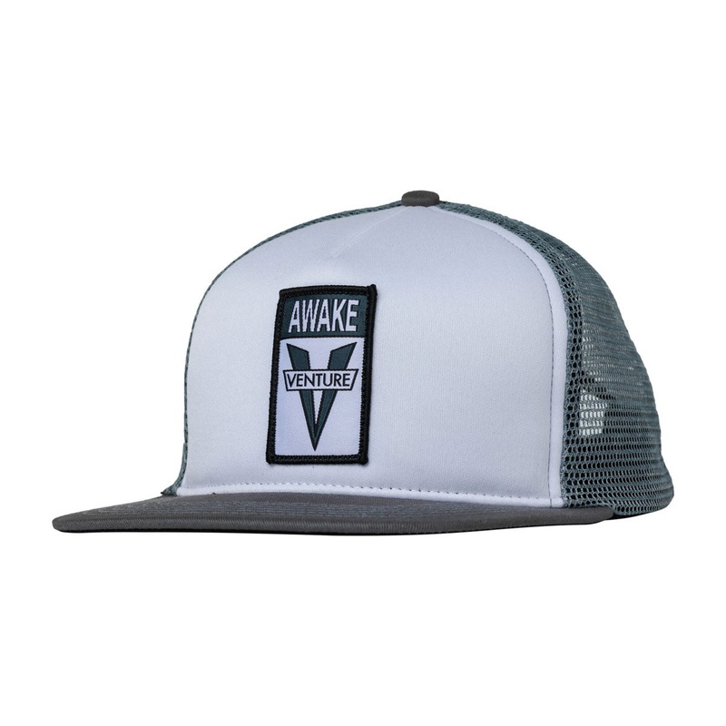 Venture Awake Hat – White/Light Grey