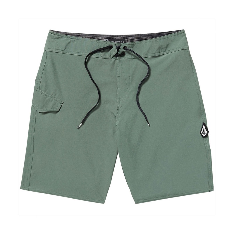 Volcom Lido Solid Mod 20 Boardshorts – Light Olive
