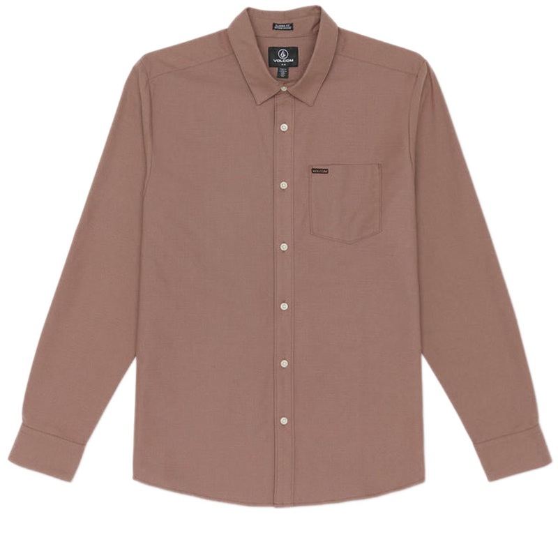 Volcom Veeco Oxford Long Sleeve Shirt – Nutmeg
