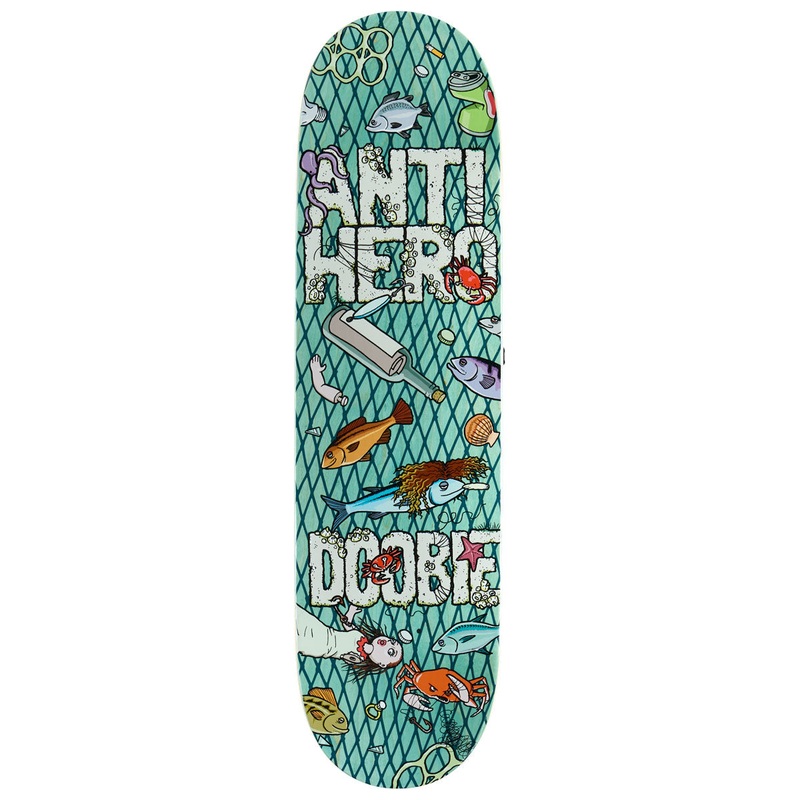Anti-Hero Doobie Catch Of The Day Skateboard Deck – Blue – 8.50