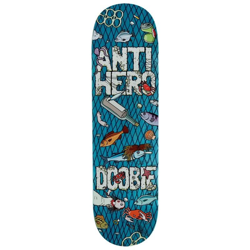 Anti-Hero Doobie Catch Of The Day Skateboard Deck – Sea Blue – 8.75