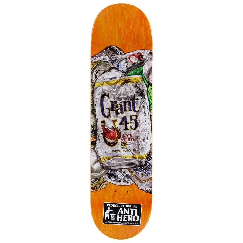 Anti-Hero Grant Refuse Skateboard Deck – 8.40