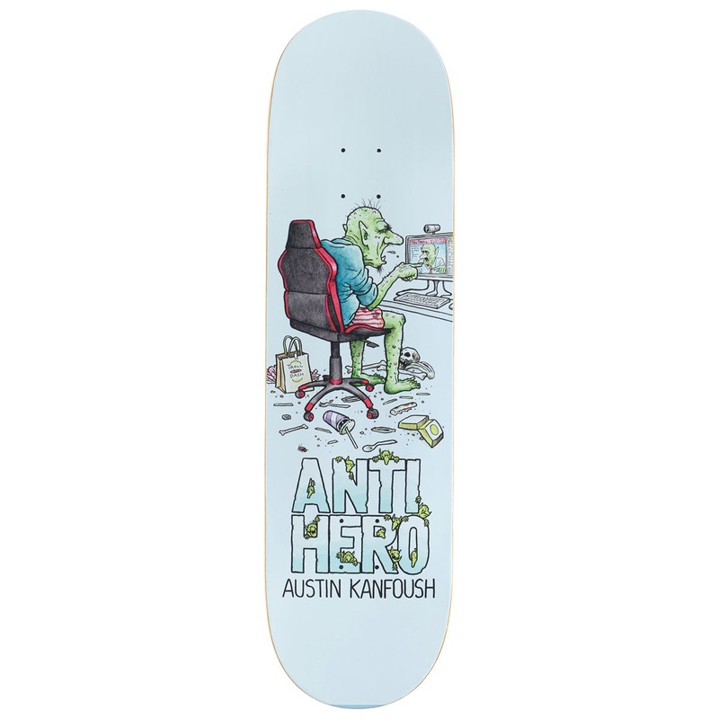 Anti-Hero Kanfoush Trolls Skateboard Deck – 8.62