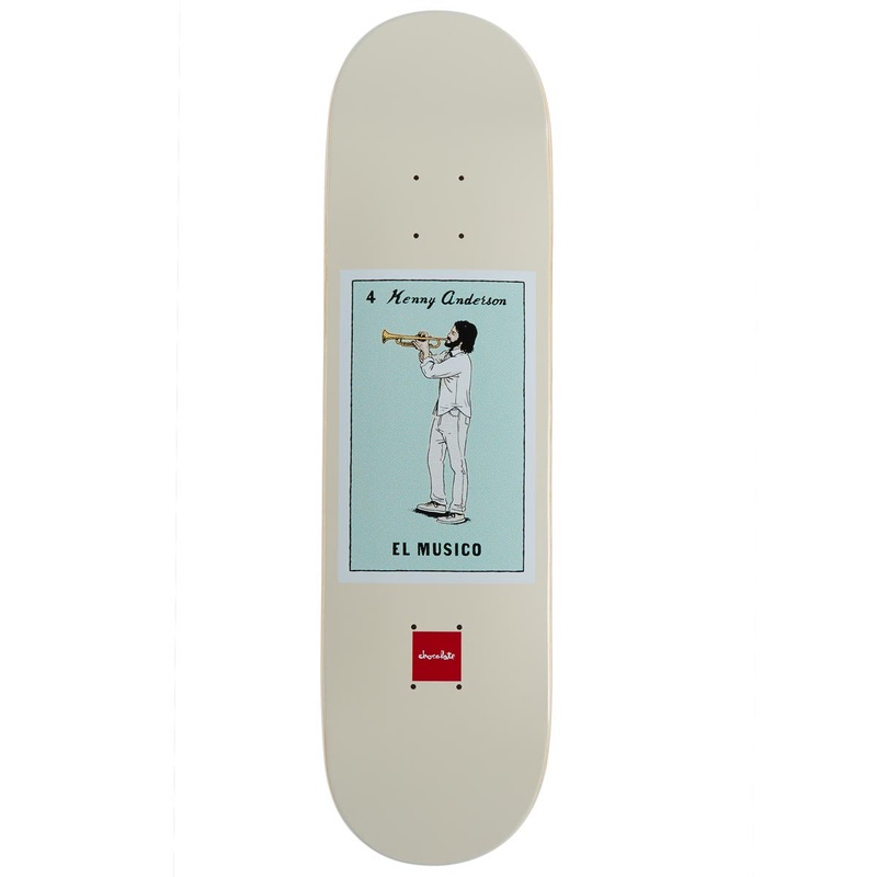 Chocolate Loteria Cards Anderson Skateboard Deck – 8.25