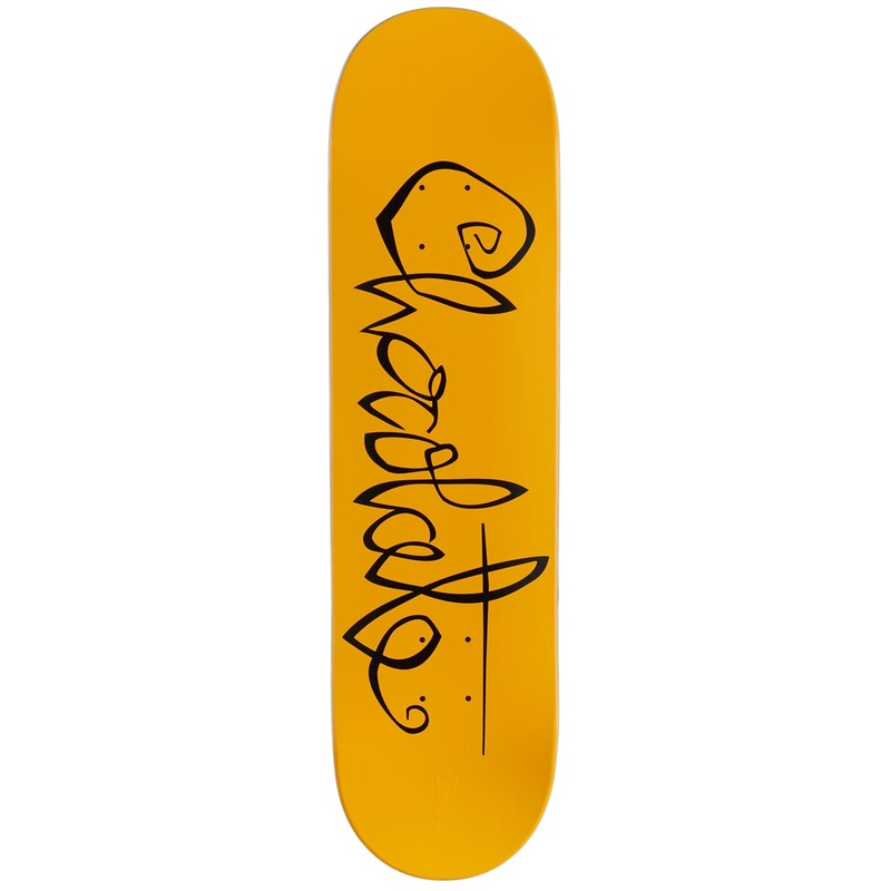 Chocolate OG Script Aikens Skateboard Deck – 8.50