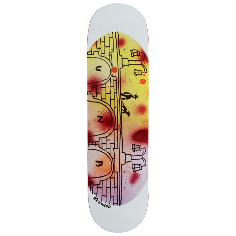 Krooked Una’s Bridge Skateboard Deck – 8.50