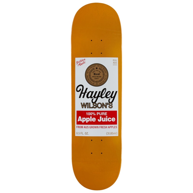 Real Hayley Juiced Skateboard Deck – Gold – 8.50