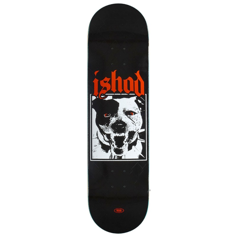 Real Ishod Vicious TT Skateboard Deck – Black – 8.50