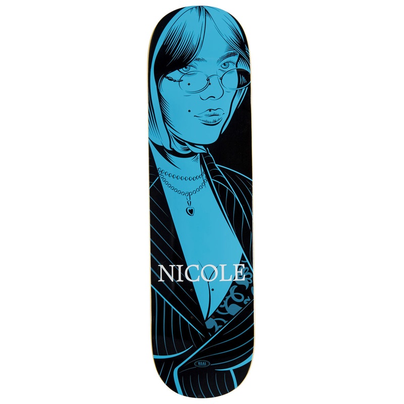 Real Nicole Crush TN Skateboard Deck – Blue – 8.25