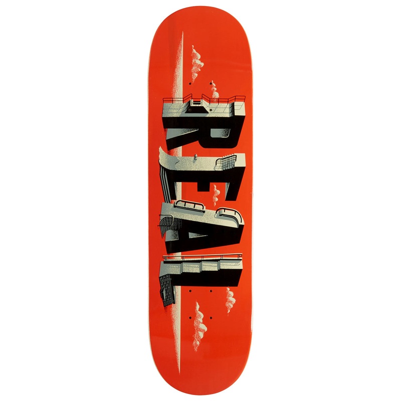 Real Spots Skateboard Deck – Orange – 8.50
