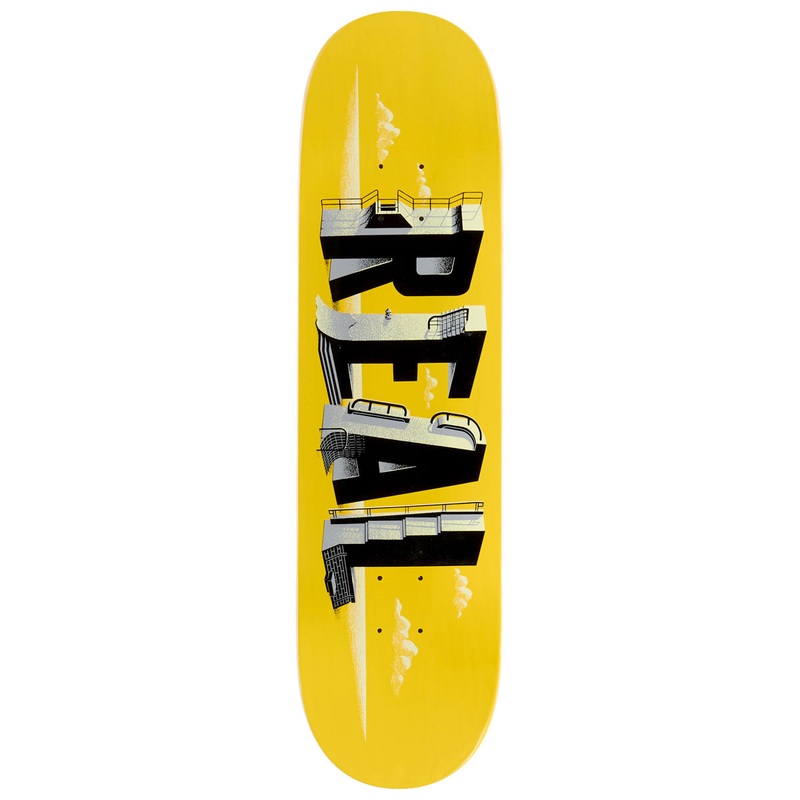 Real Spots Skateboard Deck – Yellow – 8.25