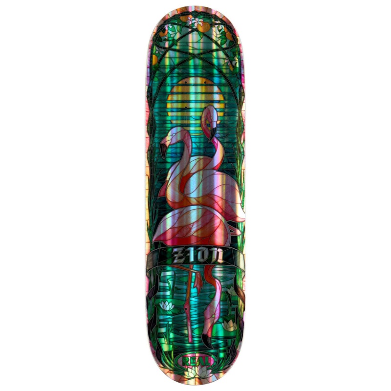 Real Zion Holographic Cathedral Skateboard Deck – 8.38
