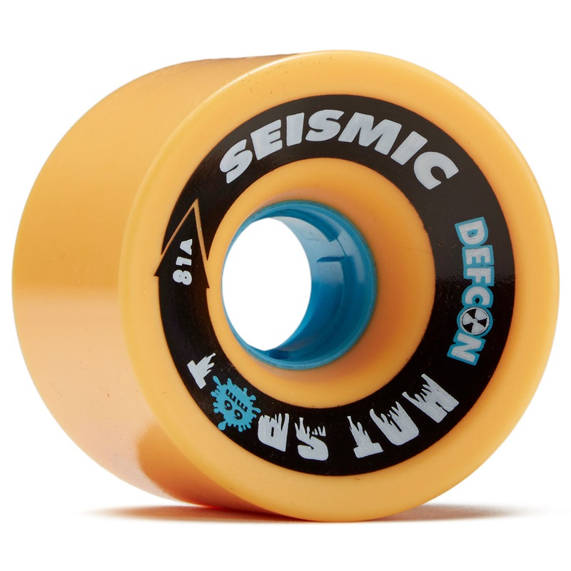 Seismic Hot Spot 81a Longboard Wheels – Mango – 66mm